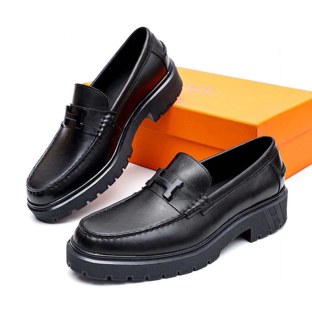 Men's shoes 💰680 💐[HERMES] popular men's shoes counter original items! The world's top brands...Luxury quality...//Fashion and high-end footwear 👍💪🏻...give you a low-key luxury comfort experience👍. The upper is made of pure Italian imported original calfskin. Sweat-absorbent cowhide leather lining. Comfortable and breathable. The original rubber foam light outsole is high-end and classy. Luxurious and noble!! .. OEM factory shipment [Hug] stall.. Original plate. Welcome to taste..39-45 (38.45.46🉑️Customized)